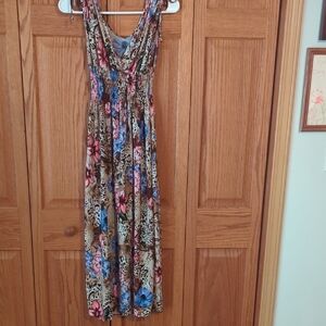 Elegant Floral Maxi Dress